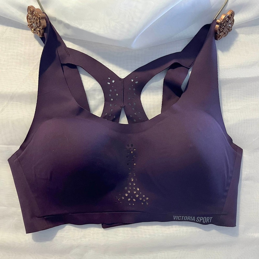 Victoria's Secret Sport Purple Angel Maxi Sports Bra - 34C - Discontinued